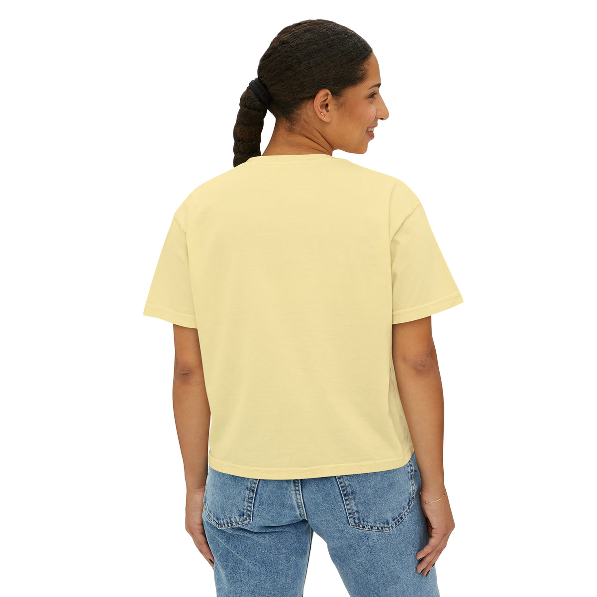 Luck With The Puck Comfort Colors Women's Boxy Tee