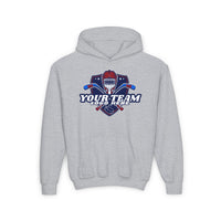 Custom Team Logo Youth Heavy Blend Hooded Sweatshirt