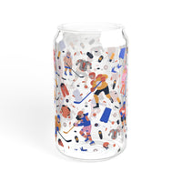 Hockey Sipper Glass, 16oz