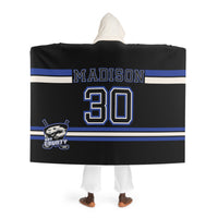 Custom Team Hooded Sherpa Fleece Rink Blanket