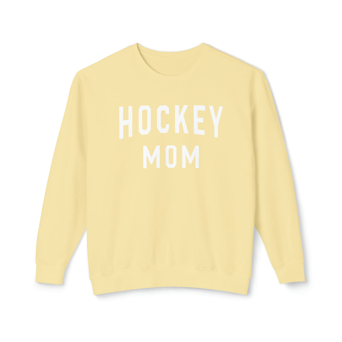 Hockey Mom Comfort Colors Unisex Lightweight Crewneck Sweatshirt