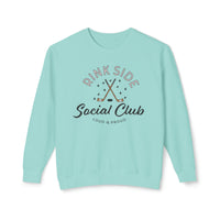 Rinkside Social Club Comfort Colors Unisex Lightweight Crewneck Sweatshirt