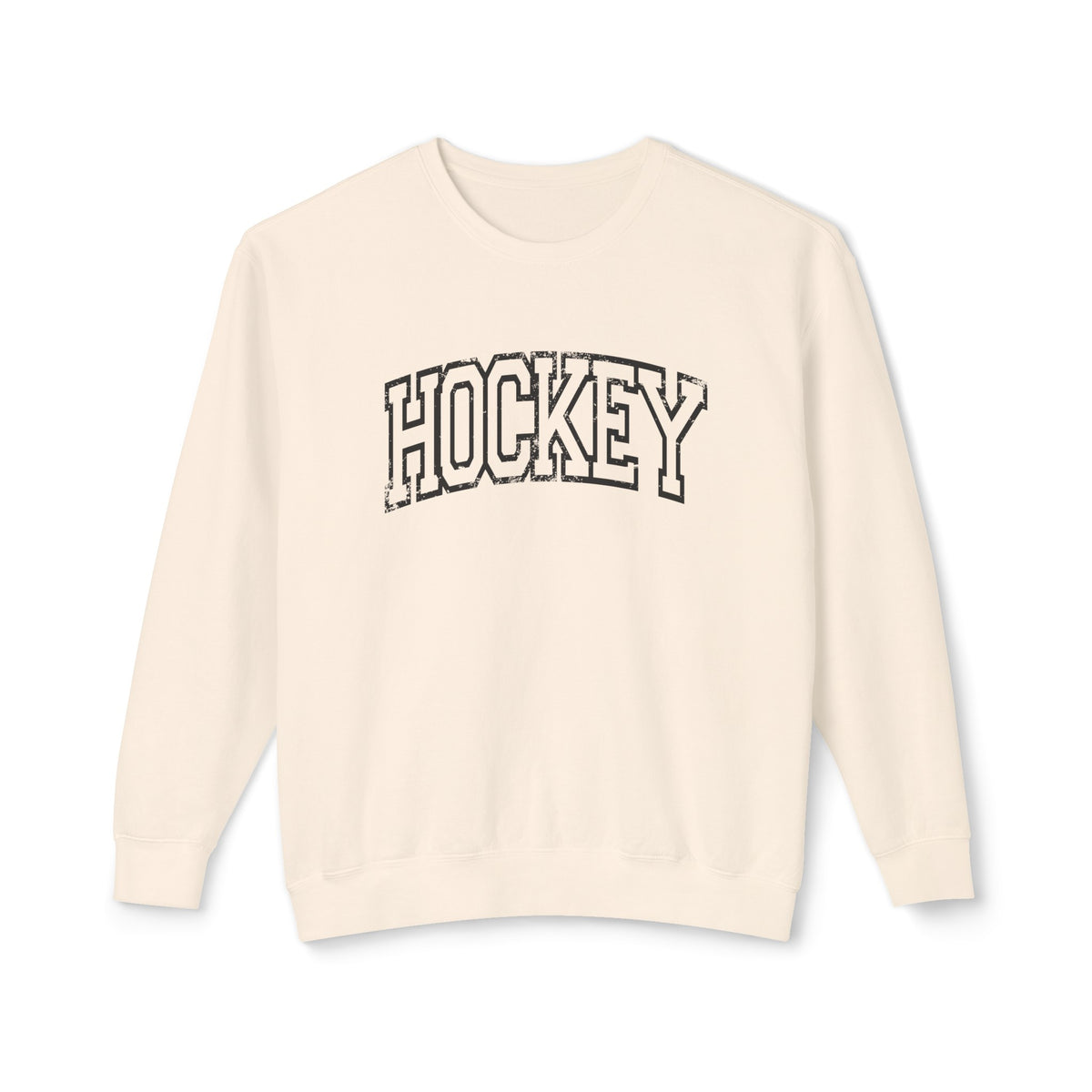 Hockey Comfort Colors Unisex Lightweight Crewneck Sweatshirt