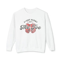 Fight Night At The Joe Comfort Colors Unisex Lightweight Crewneck Sweatshirt