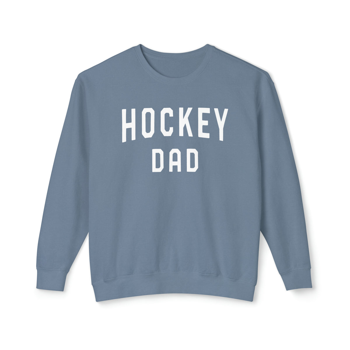 Hockey Dad Comfort Colors Unisex Lightweight Crewneck Sweatshirt