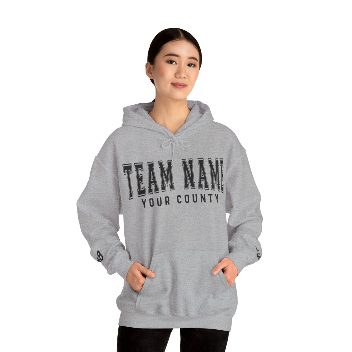 Custom Team Gildan Unisex Heavy Blend™ Hooded Sweatshirt