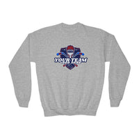 Custom Team Logo Youth Crewneck Sweatshirt