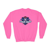 Custom Team Logo Youth Crewneck Sweatshirt