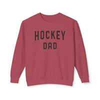 Hockey Dad Comfort Colors Unisex Lightweight Crewneck Sweatshirt