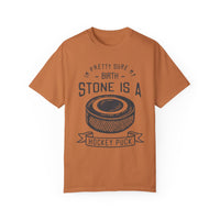 My Birth Stone Is A Hockey Puck Comfort Colors Unisex Garment-Dyed T-shirt