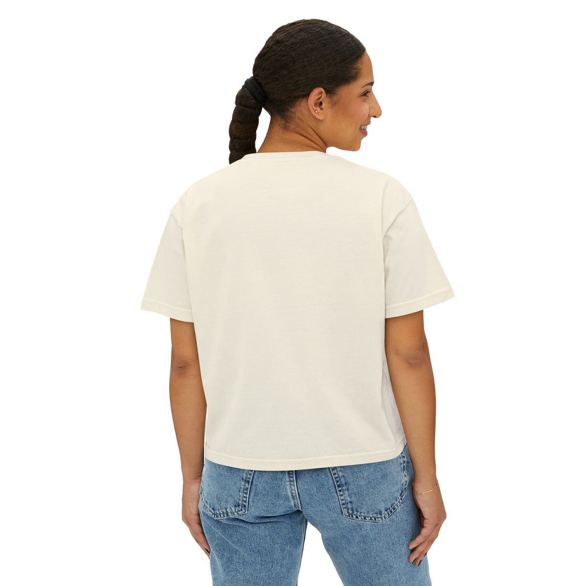 Luck With The Puck Comfort Colors Women's Boxy Tee