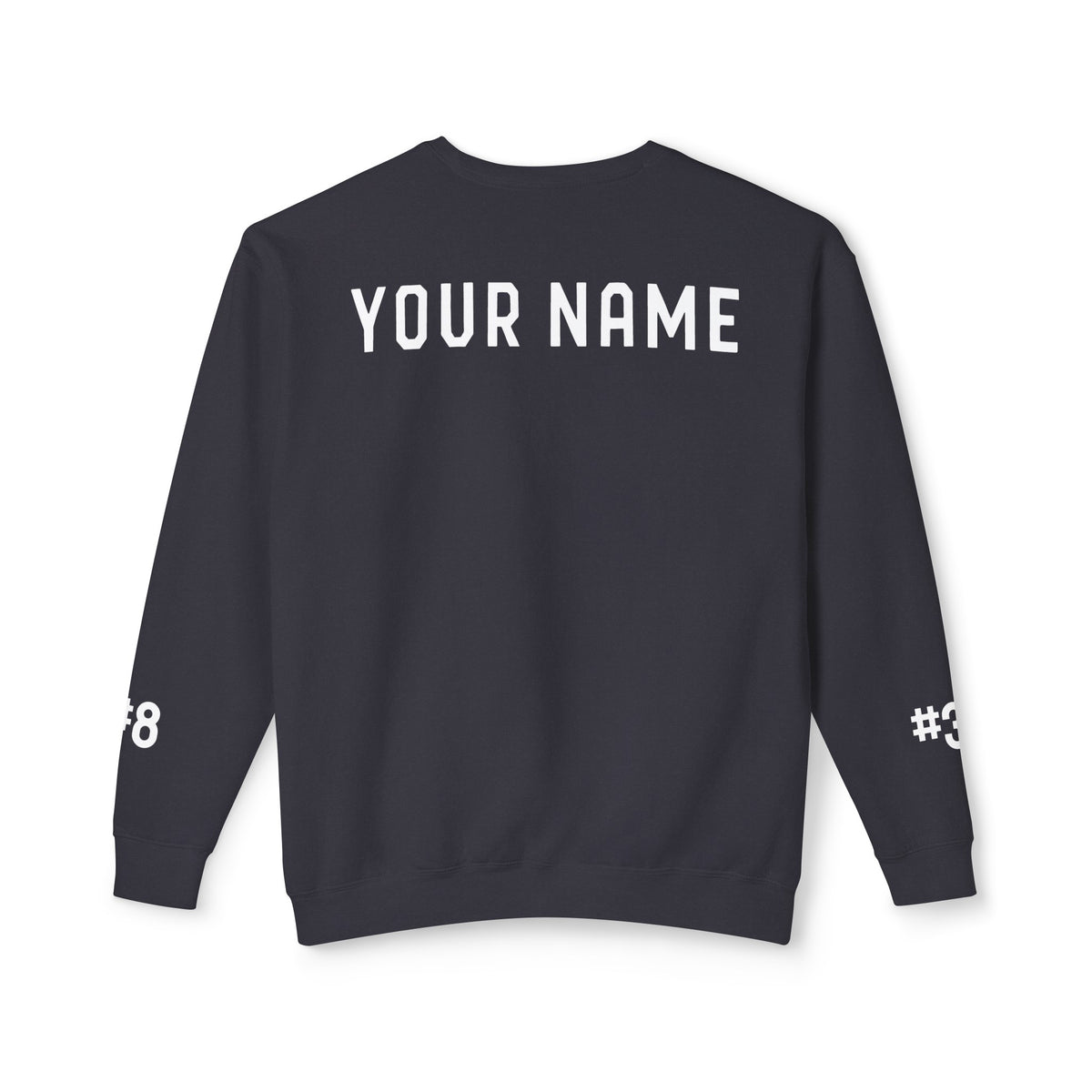 Custom Team Comfort Colors Unisex Lightweight Crewneck Sweatshirt