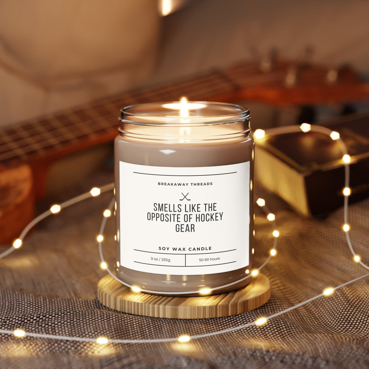 Smells Like The Opposite Of Hockey Gear Scented Candles, 9oz