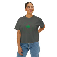 Luck With The Puck Comfort Colors Women's Boxy Tee