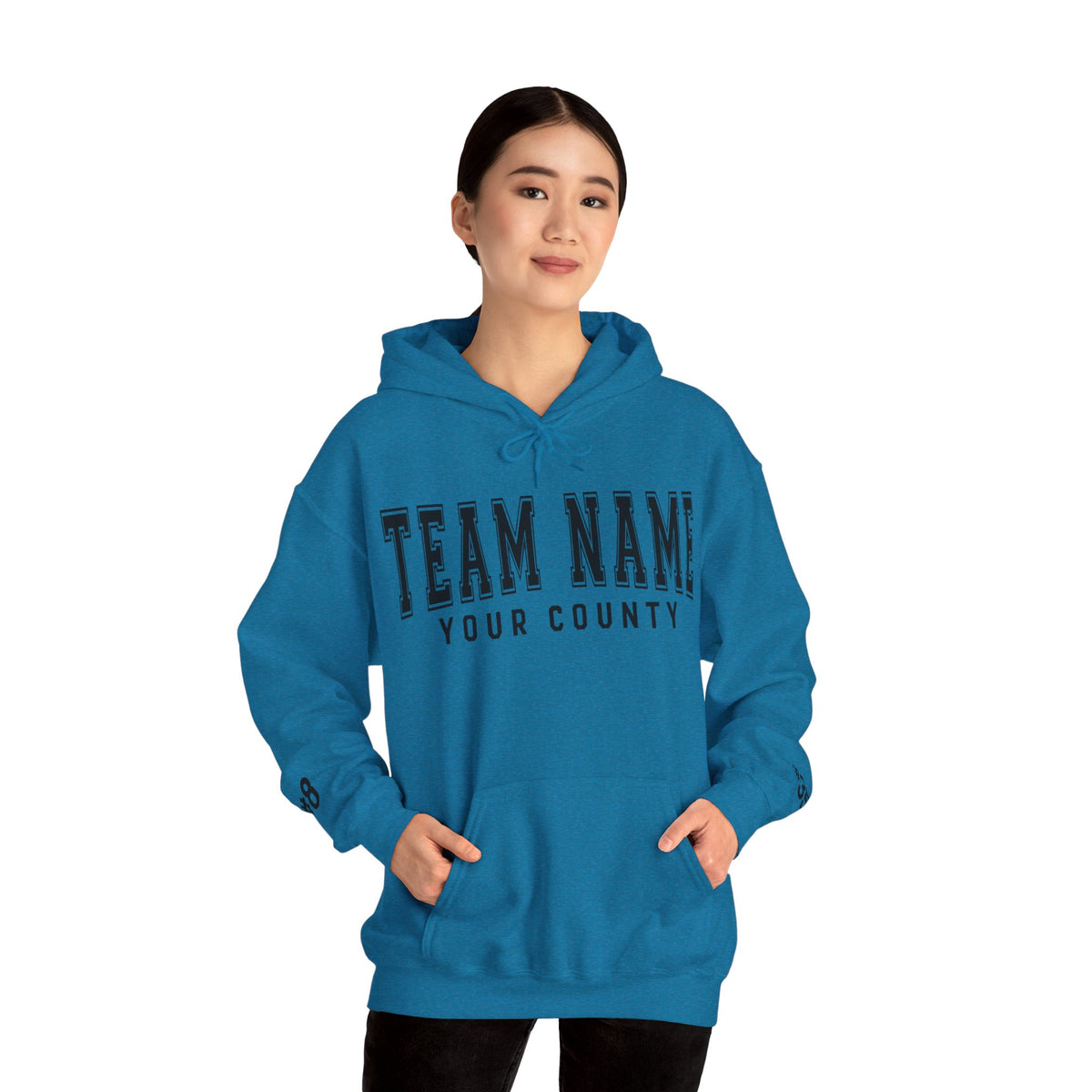 Custom Team Gildan Unisex Heavy Blend™ Hooded Sweatshirt