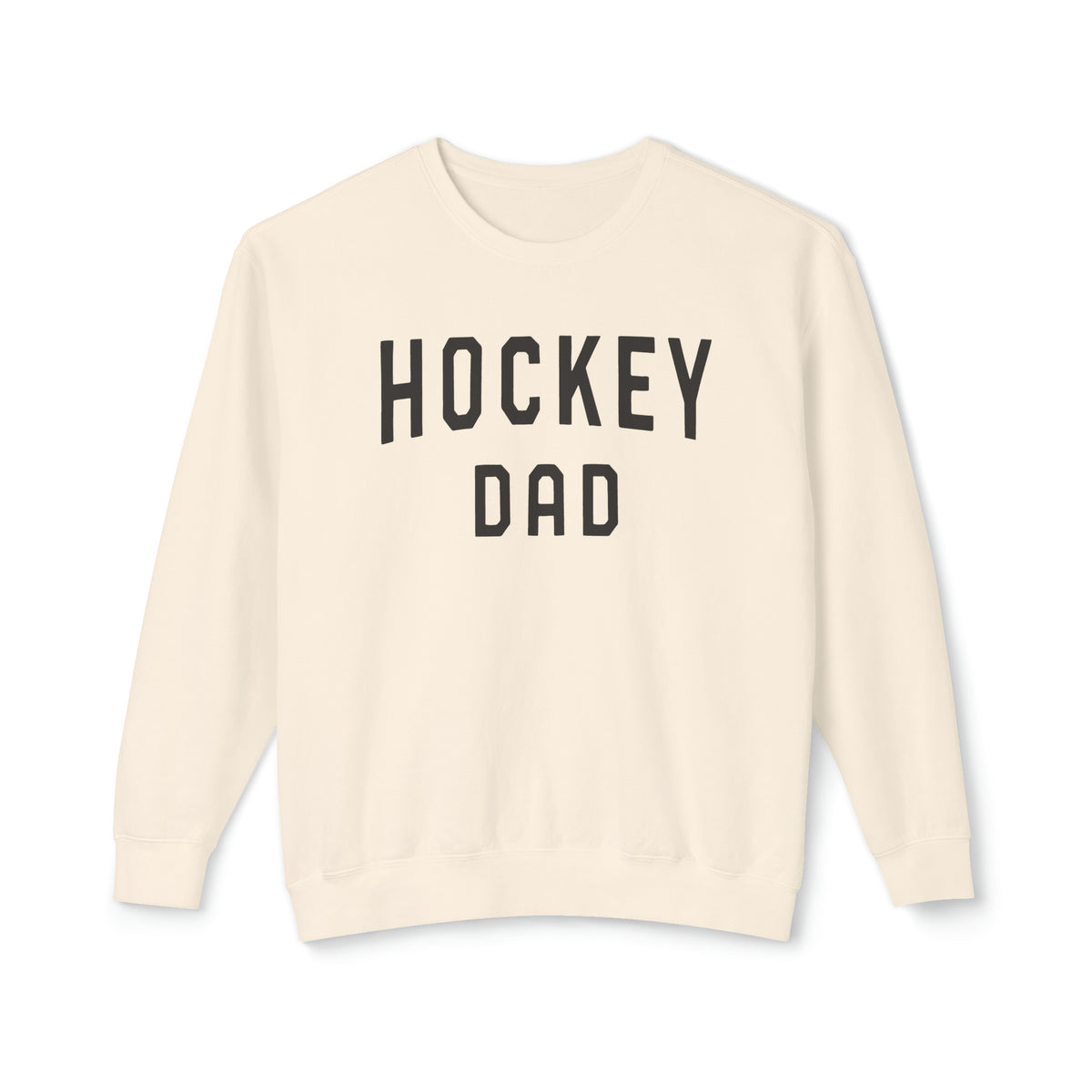 Hockey Dad Comfort Colors Unisex Lightweight Crewneck Sweatshirt