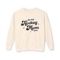 In My Hockey Mom Era Comfort Colors Unisex Lightweight Crewneck Sweatshirt