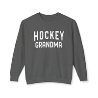 Hockey Grandma Comfort Colors Unisex Lightweight Crewneck Sweatshirt