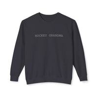 Hockey Grandma Comfort Colors Unisex Lightweight Crewneck Sweatshirt