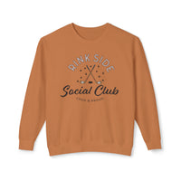 Rinkside Social Club Comfort Colors Unisex Lightweight Crewneck Sweatshirt