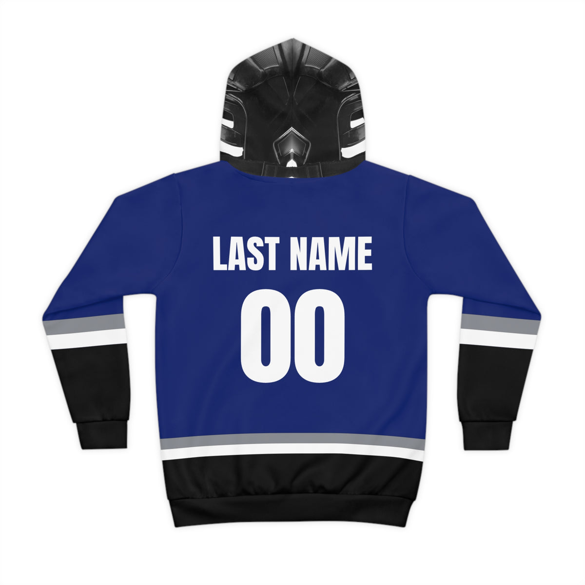 Custom Jersey with Helmet Youth Hoodie