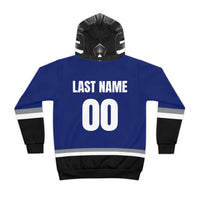 Custom Jersey with Helmet Youth Hoodie