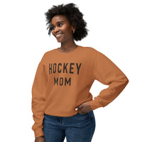 Hockey Mom Comfort Colors Unisex Lightweight Crewneck Sweatshirt