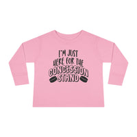 I'm Just Here For The Concession Stand Toddler Long Sleeve Tee