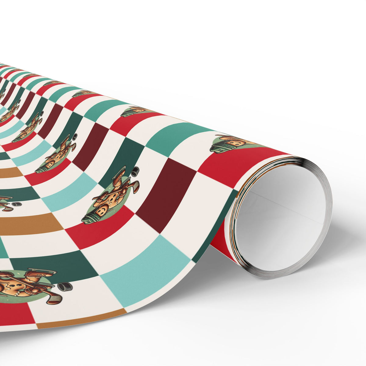 Gingerbread Hat Trick Wrapping Paper