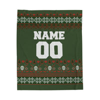 Custom Player Christmas Velveteen Plush Blanket