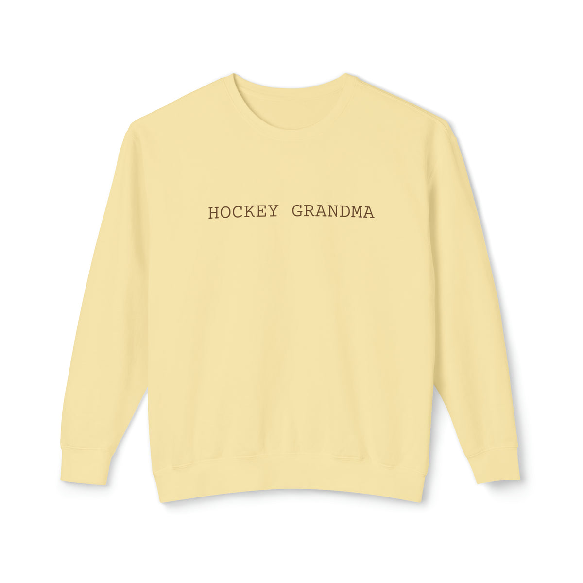 Hockey Grandma Comfort Colors Unisex Lightweight Crewneck Sweatshirt