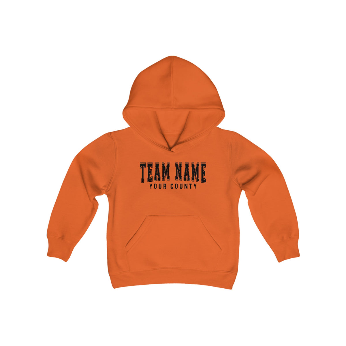 Custom Team Youth Gildan Heavy Blend Hooded Sweatshirt