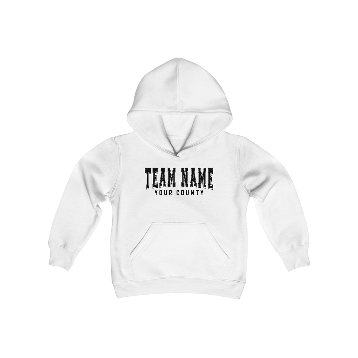 Custom Team Youth Gildan Heavy Blend Hooded Sweatshirt