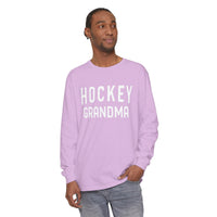 Hockey Grandma Comfort Colors Unisex Garment-dyed Long Sleeve T-Shirt