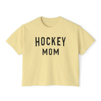 Hockey Mom Comfort Colors Women's Boxy Tee