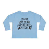 I'm Just Here For The Concession Stand Toddler Long Sleeve Tee