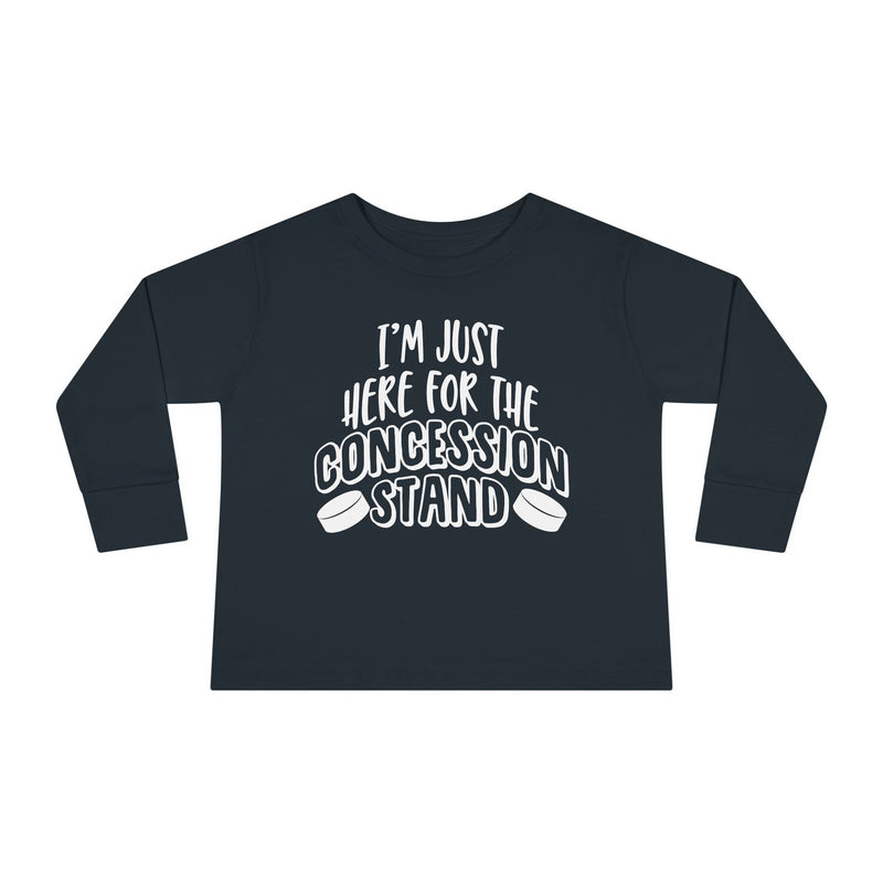 I'm Just Here For The Concession Stand Toddler Long Sleeve Tee