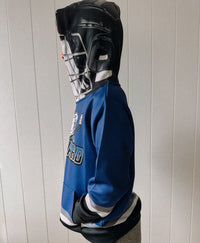 Custom Jersey with Helmet Youth Hoodie