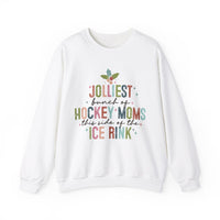 The Jolliest Bunch of Hockey Moms this Side of the Hockey Rink Unisex Heavy Blend™ Crewneck Sweatshirt