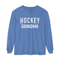 Hockey Grandma Comfort Colors Unisex Garment-dyed Long Sleeve T-Shirt