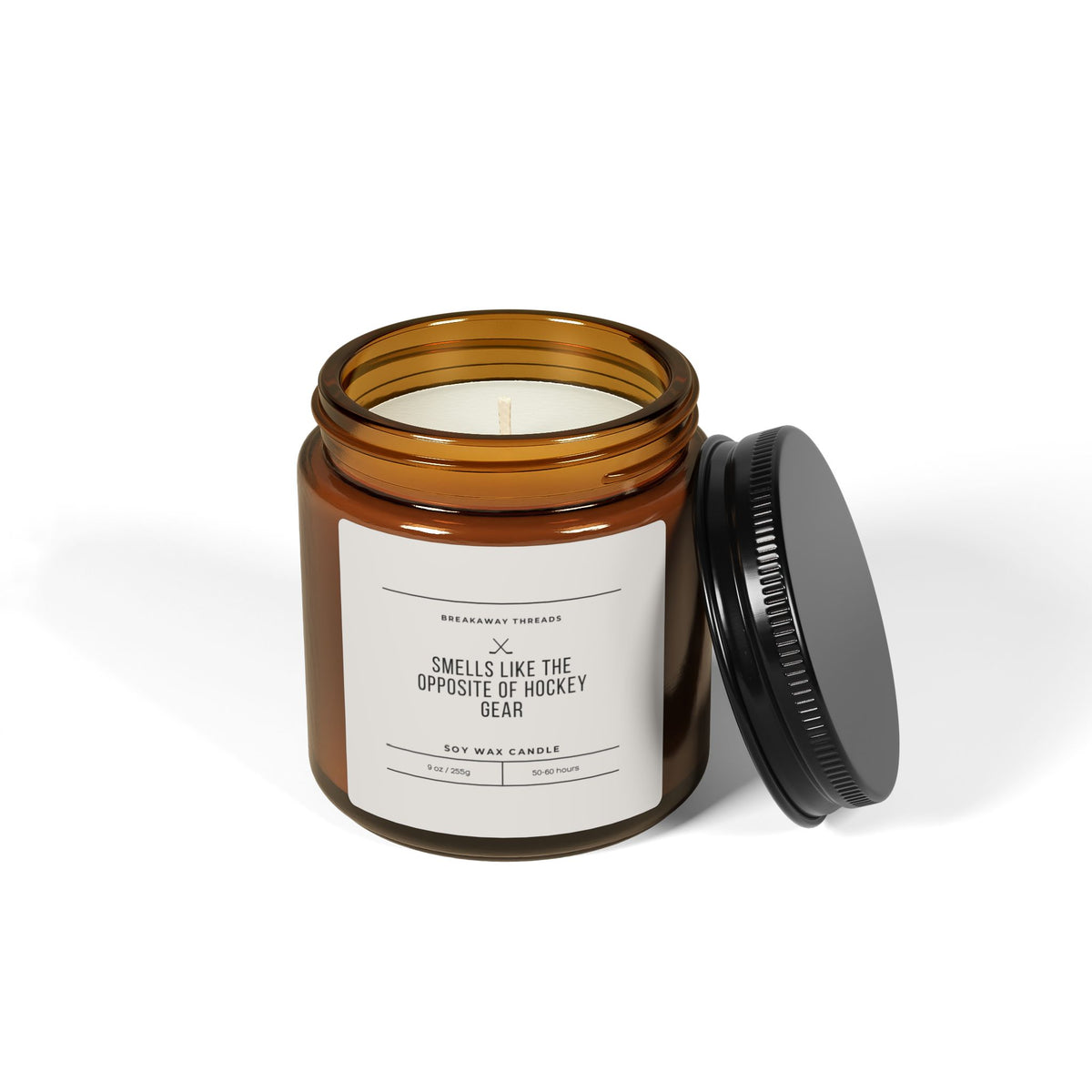 Smells Like The Opposite of Hockey Gear Scented Soy Candle