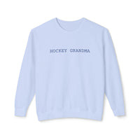 Hockey Grandma Comfort Colors Unisex Lightweight Crewneck Sweatshirt