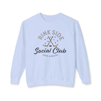 Rinkside Social Club Comfort Colors Unisex Lightweight Crewneck Sweatshirt