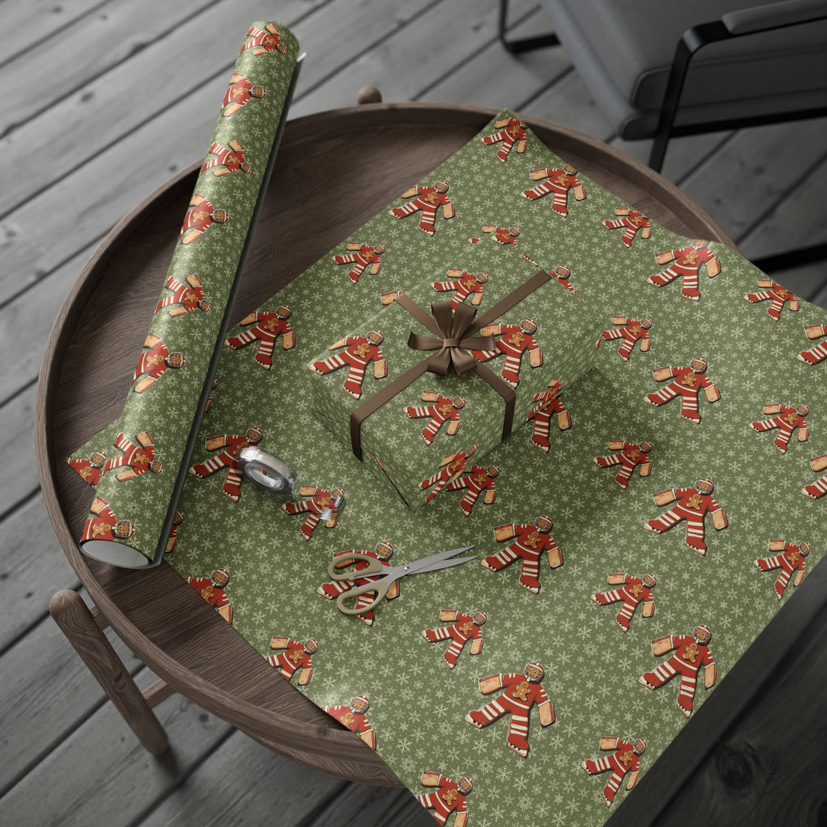 Gingerbread Saves Christmas Wrapping Paper