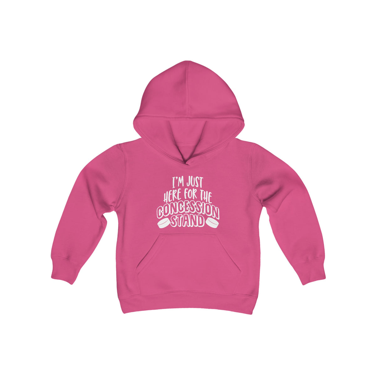 I'm Just Here For The Concession Stand Youth Heavy Blend Hooded Sweatshirt