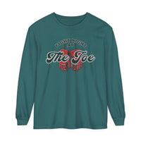 Fight Night At The Joe Unisex Garment-dyed Long Sleeve T-Shirt