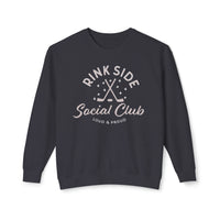 Rinkside Social Club Comfort Colors Unisex Lightweight Crewneck Sweatshirt