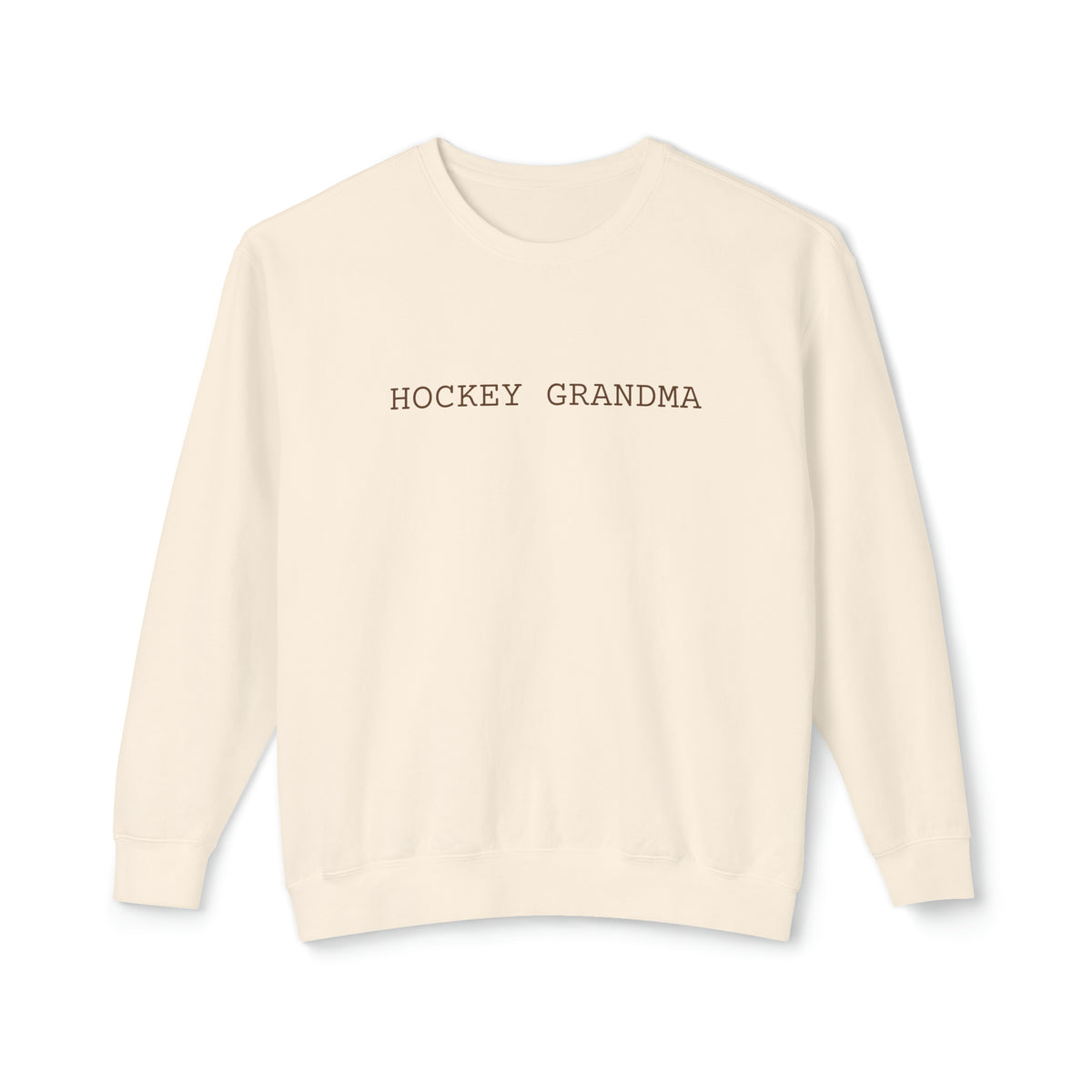 Hockey Grandma Comfort Colors Unisex Lightweight Crewneck Sweatshirt