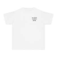 Raised at the Rink Comfort Colors Youth Midweight Tee