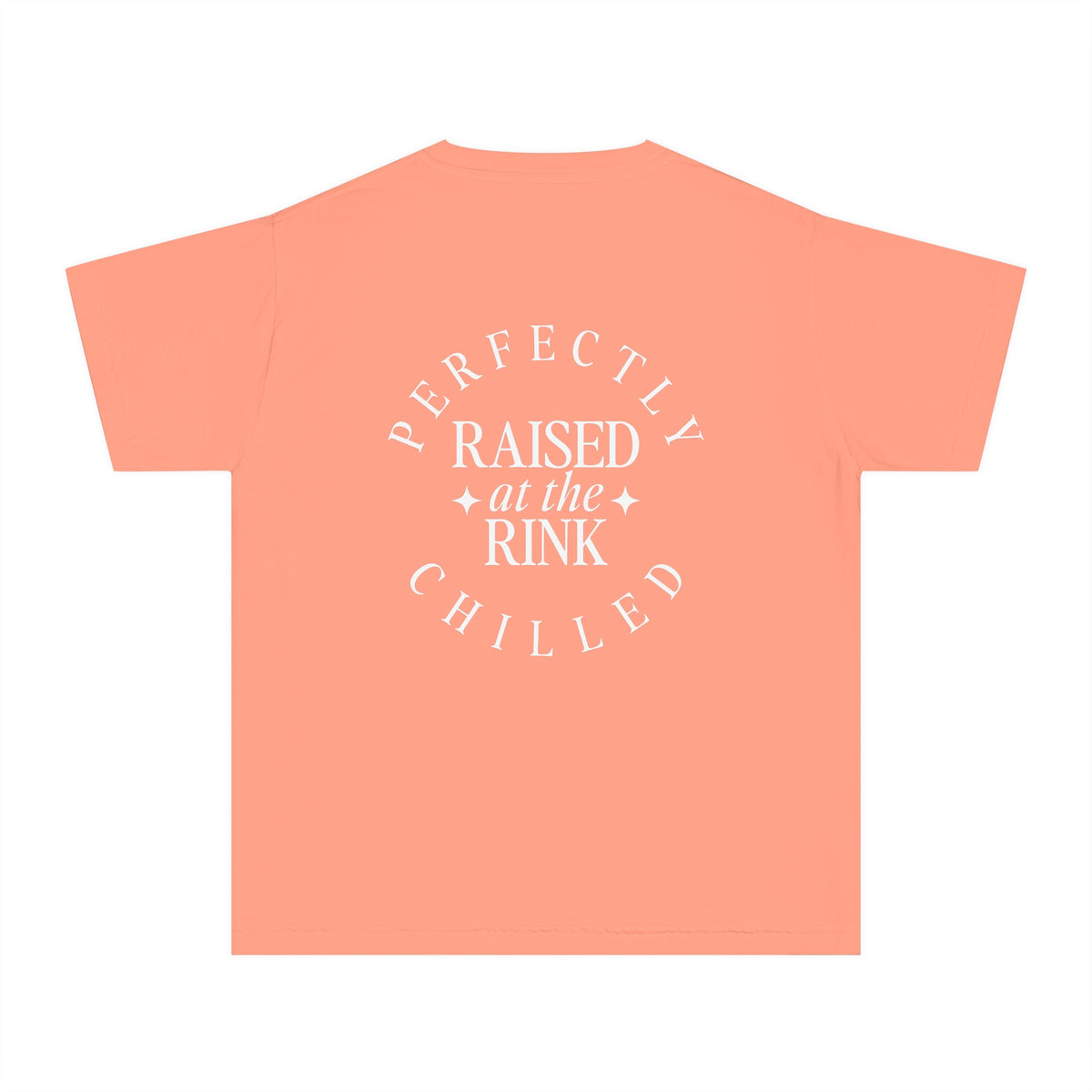 Raised at the Rink Comfort Colors Youth Midweight Tee